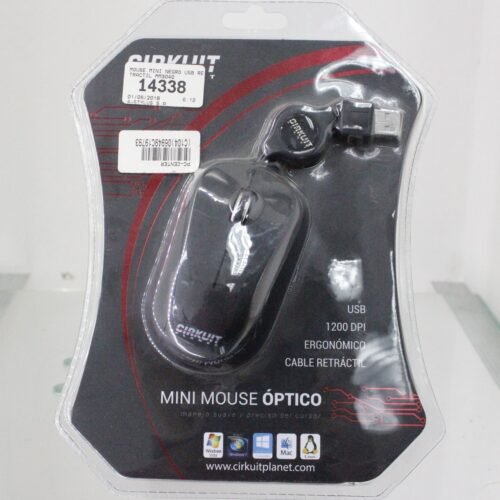 Mouse con cable óptico