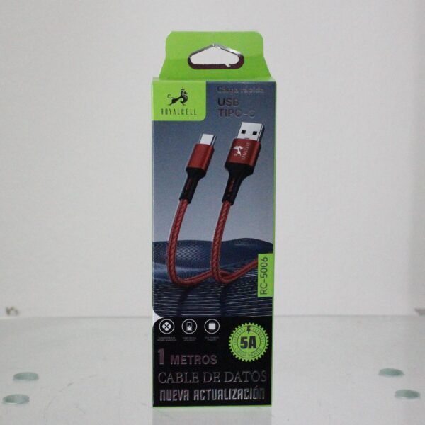 Cable de USB a tipo C