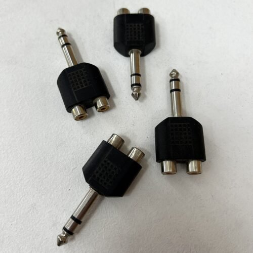 Adaptador 2 RCA a 6,5