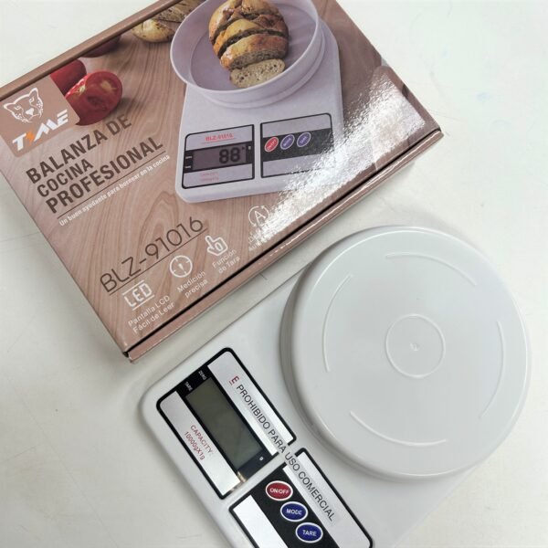 Balanza de cocina 10kg con bowl